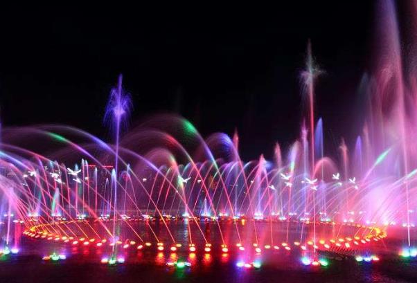 音樂(lè)游戲噴泉